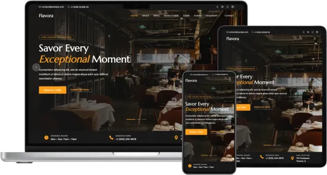 Restaurant Website Template