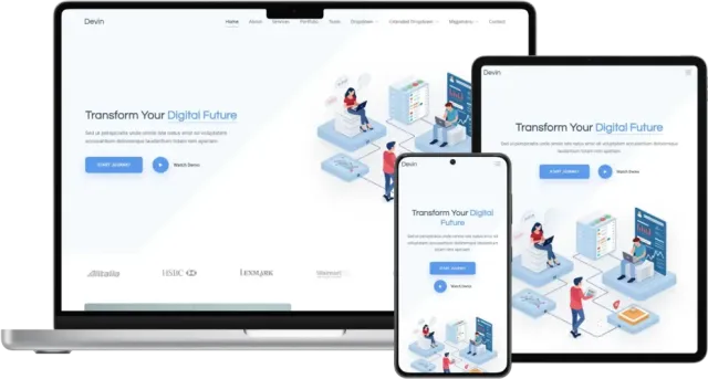 Clean Multipurpose Bootstrap Website Template