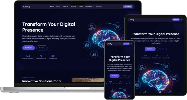 Professional Agency Website Template