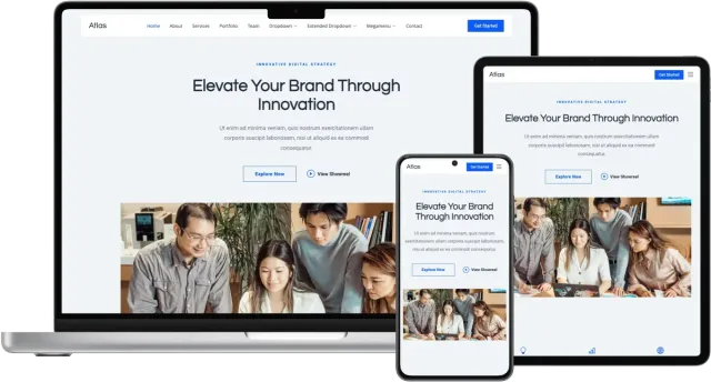 Business Template For Corporate Sites